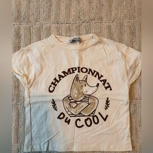 Kids Cream Championnat Du Cool Shirt
